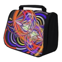 Multicolor Multi Color Circles Full Print Travel Pouch (small) by Pakrebo