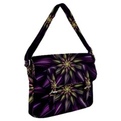 Fractal Flower Floral Abstract Buckle Messenger Bag