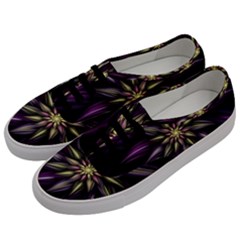 Fractal Flower Floral Abstract Men s Classic Low Top Sneakers by Pakrebo