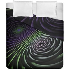 Fractal Fantasy Texture Purple Duvet Cover Double Side (california King Size) by Pakrebo