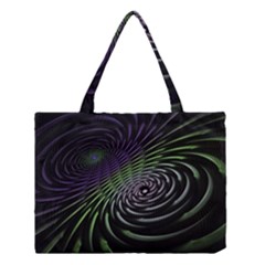 Fractal Fantasy Texture Purple Medium Tote Bag by Pakrebo