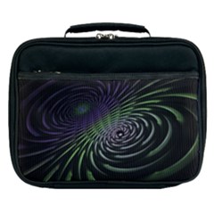 Fractal Fantasy Texture Purple Lunch Bag by Pakrebo