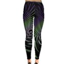 Fractal Fantasy Texture Purple Inside Out Leggings View2