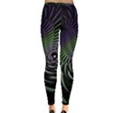 Fractal Fantasy Texture Purple Inside Out Leggings View4