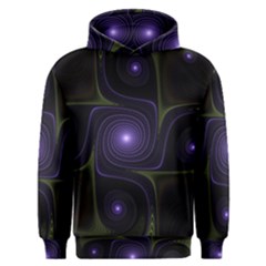 Fractal Colors Pattern Abstract Men s Overhead Hoodie