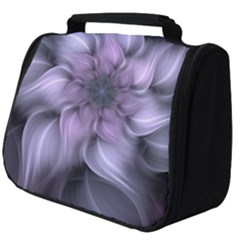 Fractal Flower Lavender Art Full Print Travel Pouch (big) by Pakrebo