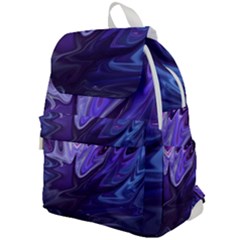 Deep Space Stars Blue Purple Top Flap Backpack