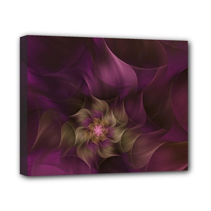 Fractal Pink Lavender Flower Bloom Canvas 10  x 8  (Stretched)