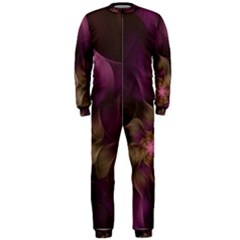 Fractal Pink Lavender Flower Bloom Onepiece Jumpsuit (men)  by Pakrebo