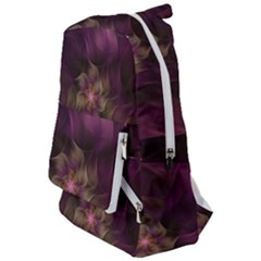 Fractal Pink Lavender Flower Bloom Travelers  Backpack by Pakrebo