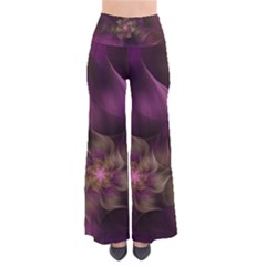 Fractal Pink Lavender Flower Bloom So Vintage Palazzo Pants by Pakrebo