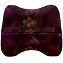 Fractal Pink Lavender Flower Bloom Velour Head Support Cushion View2