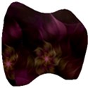 Fractal Pink Lavender Flower Bloom Velour Head Support Cushion View3