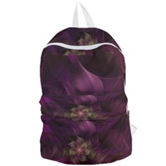 Fractal Pink Lavender Flower Bloom Foldable Lightweight Backpack by Pakrebo