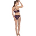 Fractal Pink Lavender Flower Bloom Racer Front Bikini Set View2