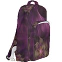 Fractal Pink Lavender Flower Bloom Double Compartment Backpack View2