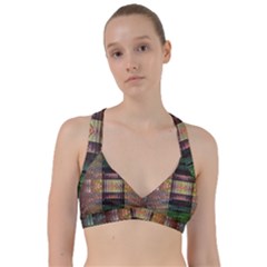 Fractal Design Pattern Decorative Sweetheart Sports Bra by Pakrebo