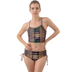 Fractal Design Pattern Decorative Mini Tank Bikini Set by Pakrebo