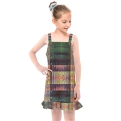 Fractal Design Pattern Decorative Kids  Overall Dress by Pakrebo