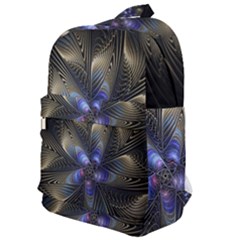 Fractal Blue Abstract Fractal Art Classic Backpack