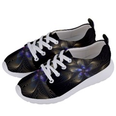 Fractal Blue Abstract Fractal Art Women s Lightweight Sports Shoes by Pakrebo