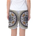 Medallion Fractal Digital Art Women s Basketball Shorts View2