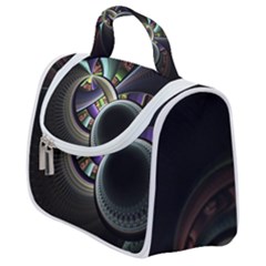 Fractal Fractal Art Multi Color Satchel Handbag