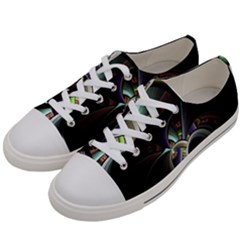 Fractal Fractal Art Multi Color Women s Low Top Canvas Sneakers by Pakrebo