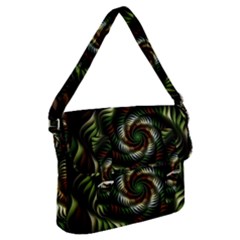 Fractal Christmas Colors Christmas Buckle Messenger Bag