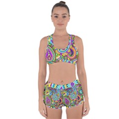 Paisley 5 Racerback Boyleg Bikini Set by impacteesstreetwearfive