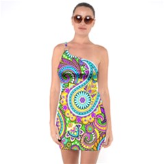 Paisley 5 One Soulder Bodycon Dress