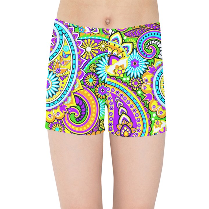 Paisley 5 Kids  Sports Shorts