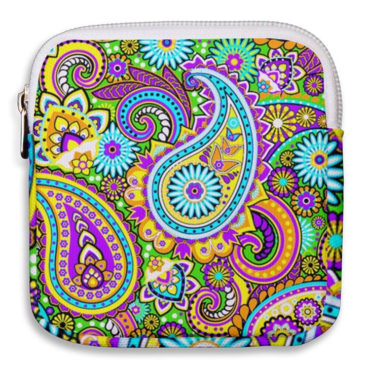 Paisley 5 Mini Square Pouch