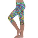 Paisley 5 Kids  Lightweight Velour Capri Leggings  View2