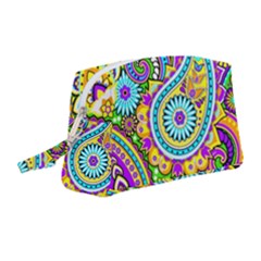 Paisley 5 Wristlet Pouch Bag (medium) by impacteesstreetwearfive