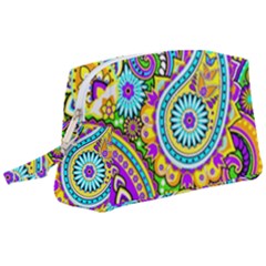 Paisley 5 Wristlet Pouch Bag (large) by impacteesstreetwearfive