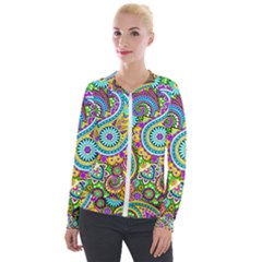 Paisley 5 Velour Zip Up Jacket