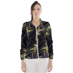 Fractal Braids Texture Pattern Women s Windbreaker by Pakrebo