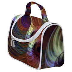 Fractal Colorful Rainbow Flowing Satchel Handbag