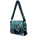 Awesome Skull With Wings Full Print Messenger Bag View2