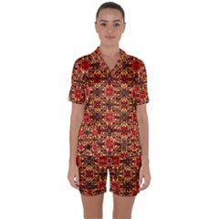 Rp 4 Satin Short Sleeve Pyjamas Set by ArtworkByPatrick