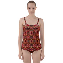 Rp 4 Twist Front Tankini Set by ArtworkByPatrick