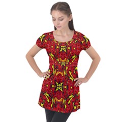 Rp 8 Puff Sleeve Tunic Top by ArtworkByPatrick