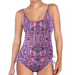 World Wide Blooming Flowers In Colors Beautiful Tankini Set by pepitasart