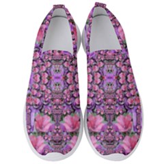 World Wide Blooming Flowers In Colors Beautiful Men s Slip On Sneakers by pepitasart