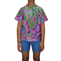 Paisley 6 Kids  Short Sleeve Swimwear by impacteesstreetwearfive