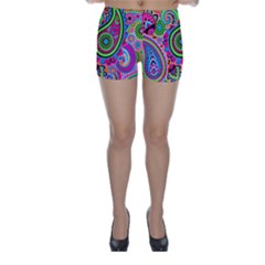 Paisley 6 Skinny Shorts by impacteesstreetwearfive