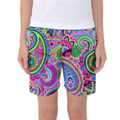 Paisley 6 Women s Basketball Shorts by impacteesstreetwearfive