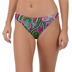 Paisley 6 Band Bikini Bottom by impacteesstreetwearfive