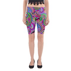 Paisley 6 Yoga Cropped Leggings by impacteesstreetwearfive